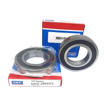 SKF 6212-2RS1/C3 Radial Ball Bearing with Rubber Seals