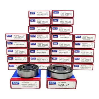 SKF 6305-2RS1/C3 & 6006-2Z High-Speed Motor Bearings In Stock